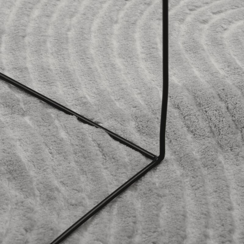 Casa si Gradina - Textile si covoare - Covoare - Covoare casa - Covor "IZA" aspect scandinav, cu fire scurte, gri, 100x200 cm - Infinity.ro