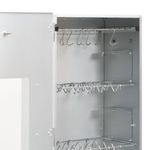 Casa si Gradina - Gradina si terasa - Gratare si accesorii - Gratare de gradina - Afumatoare cuptor/gratar, generator fum rece, otel galvanizat, mărime 44.5x29x110 cm (27x27x4.5 cm), model cu fereastră - Infinity.ro