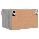 Casa si Gradina - Mobilier - Comode si corpuri - Noptiere - Noptiera montata pe perete cu lumini LED, sonoma gri - Infinity.ro