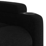 Casa si Gradina - Mobilier - Scaune si fotolii - Fotolii - Fotoliu rabatabil, negru, material textil - Infinity.ro