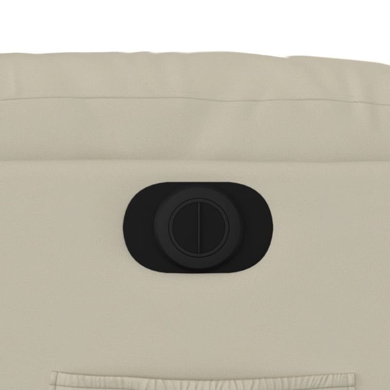 Casa si Gradina - Mobilier - Scaune si fotolii - Fotolii - Fotoliu rabatabil electric, crem, piele ecologica - Infinity.ro