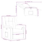 Casa si Gradina - Mobilier - Scaune si fotolii - Fotolii - Fotoliu rabatabil, gri inchis, material textil - Infinity.ro