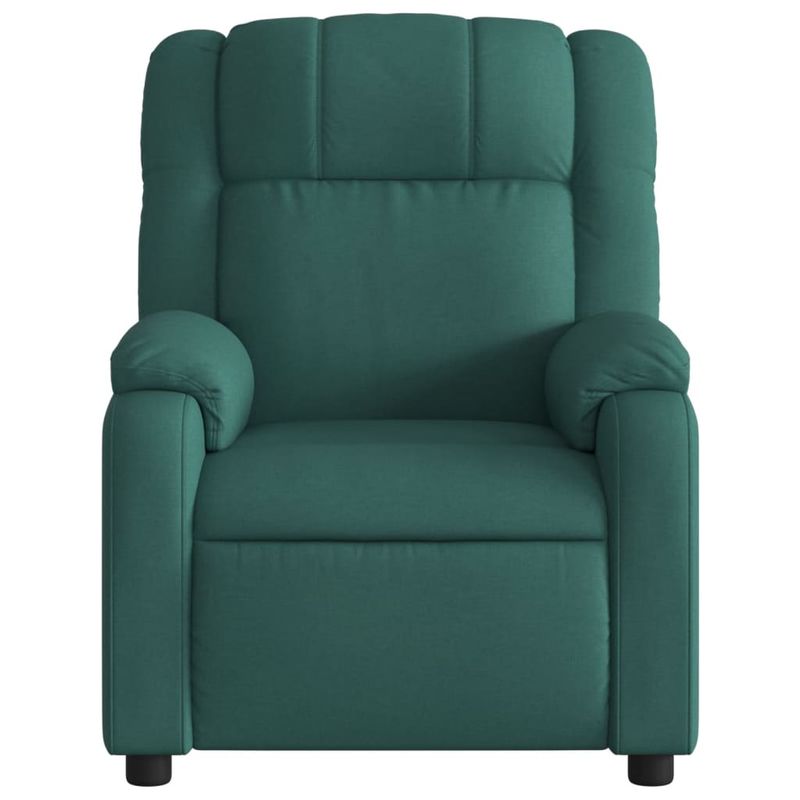 Ingrijire personala si Cosmetice - Sanatate si wellness - Articole wellness - Fotolii de masaj - Fotoliu de masaj rabatabil, verde inchis, material textil - Infinity.ro