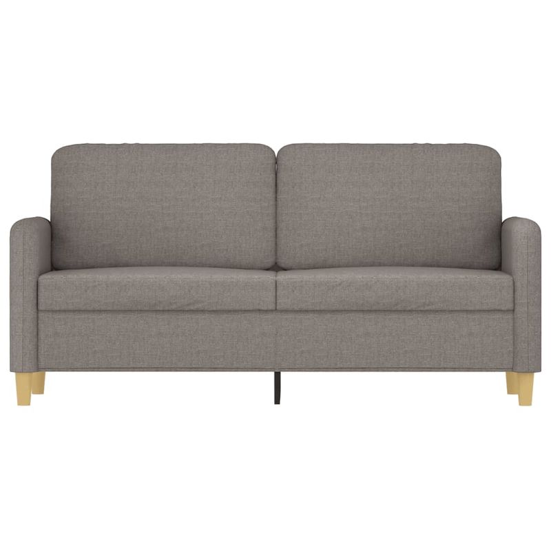 Casa si Gradina - Mobilier - Canapele si coltare - Canapele - Canapea cu 2 locuri, gri taupe, 140 cm, material textil - Infinity.ro