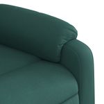 Ingrijire personala si Cosmetice - Sanatate si wellness - Articole wellness - Fotolii de masaj - Fotoliu de masaj rabatabil, verde inchis, material textil - Infinity.ro