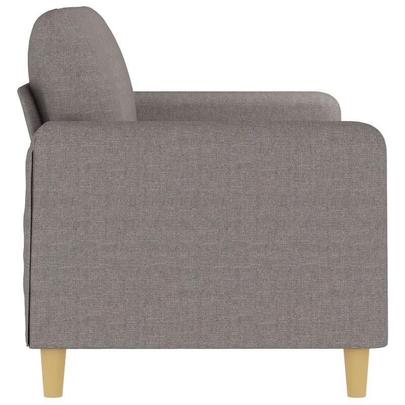 Casa si Gradina - Mobilier - Canapele si coltare - Canapele - Canapea cu 2 locuri, gri taupe, 140 cm, material textil - Infinity.ro