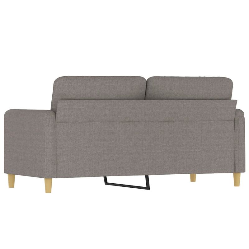 Casa si Gradina - Mobilier - Canapele si coltare - Canapele - Canapea cu 2 locuri, gri taupe, 140 cm, material textil - Infinity.ro