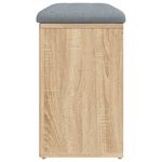 Casa si Gradina - Mobilier - Organizare si depozitare - Bancute - Banca pentru pantofi stejar sonoma 82x32x50 cm lemn prelucrat - Infinity.ro