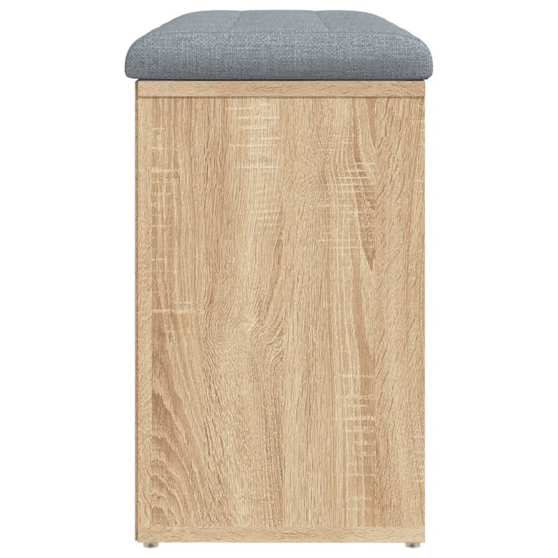 Casa si Gradina - Mobilier - Organizare si depozitare - Bancute - Banca pentru pantofi stejar sonoma 82x32x50 cm lemn prelucrat - Infinity.ro