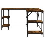 Casa si Gradina - Mobilier - Mese si birouri - Birouri - Birou, stejar afumat, 139x139x75 cm, lemn prelucrat - Infinity.ro