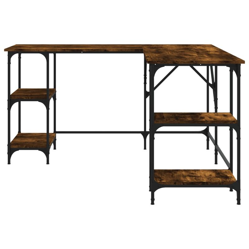 Casa si Gradina - Mobilier - Mese si birouri - Birouri - Birou, stejar afumat, 139x139x75 cm, lemn prelucrat - Infinity.ro