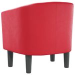 Casa si Gradina - Mobilier - Scaune si fotolii - Fotolii - Fotoliu tip cuva, rosu, piele ecologica - Infinity.ro