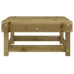 Casa si Gradina - Gradina si terasa - Mobilier exterior - Canapele si fotolii gradina - Taburet de gradina, lemn de pin impregnat - Infinity.ro