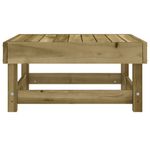 Casa si Gradina - Gradina si terasa - Mobilier exterior - Canapele si fotolii gradina - Taburet de gradina, lemn de pin impregnat - Infinity.ro