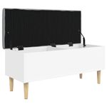 Casa si Gradina - Mobilier - Canapele si coltare - Banchete - Banca de depozitare, alb , 102x42x46 cm, lemn prelucrat - Infinity.ro
