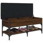 Casa si Gradina - Mobilier - Organizare si depozitare - Bancute - Banca de pantofi, stejar maro, 102x42x45 cm, lemn prelucrat - Infinity.ro