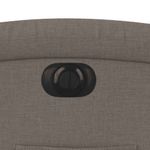 Casa si Gradina - Mobilier - Scaune si fotolii - Fotolii - Fotoliu rabatabil electric, gri taupe, material textil - Infinity.ro