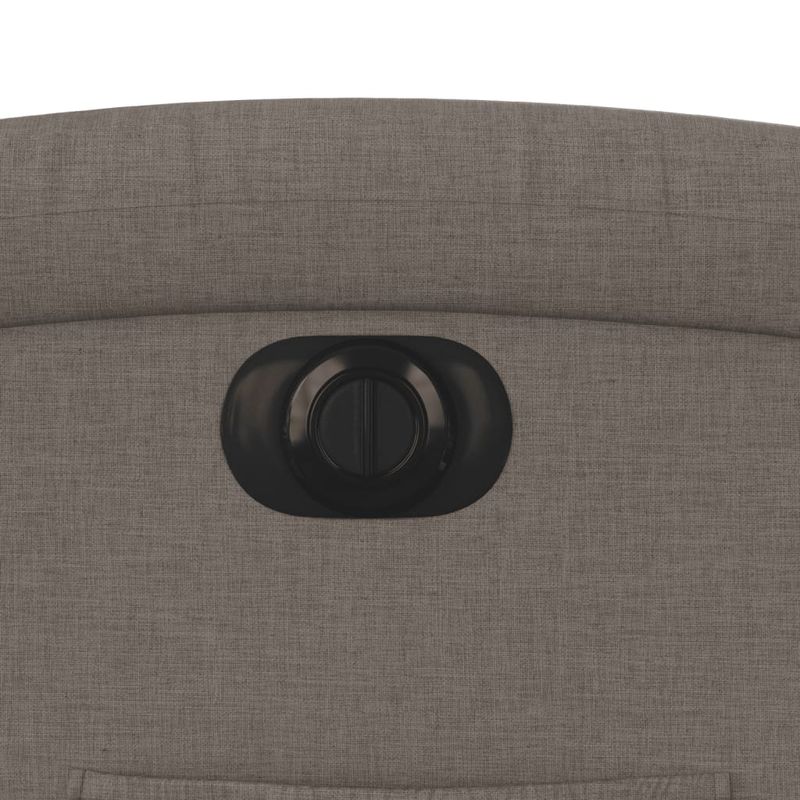 Casa si Gradina - Mobilier - Scaune si fotolii - Fotolii - Fotoliu rabatabil electric, gri taupe, material textil - Infinity.ro