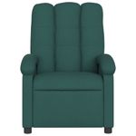 Ingrijire personala si Cosmetice - Sanatate si wellness - Articole wellness - Fotolii de masaj - Fotoliu electric de masaj rabatabil, verde inchis, textil - Infinity.ro
