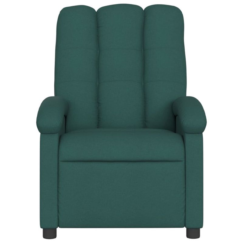 Ingrijire personala si Cosmetice - Sanatate si wellness - Articole wellness - Fotolii de masaj - Fotoliu electric de masaj rabatabil, verde inchis, textil - Infinity.ro