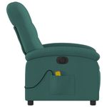 Ingrijire personala si Cosmetice - Sanatate si wellness - Articole wellness - Fotolii de masaj - Fotoliu electric de masaj rabatabil, verde inchis, textil - Infinity.ro
