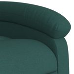 Ingrijire personala si Cosmetice - Sanatate si wellness - Articole wellness - Fotolii de masaj - Fotoliu electric de masaj rabatabil, verde inchis, textil - Infinity.ro