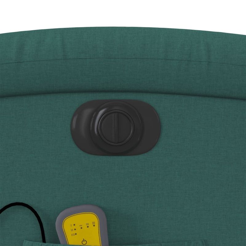 Ingrijire personala si Cosmetice - Sanatate si wellness - Articole wellness - Fotolii de masaj - Fotoliu electric de masaj rabatabil, verde inchis, textil - Infinity.ro