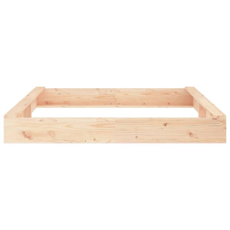 Jucarii, Copii si Bebe - Jucarii si jocuri - Jucarii de exterior - Casute si corturi copii - Cutie de nisip patrata cu scaune, lemn masiv de pin, mărime 160x160x20 cm - Infinity.ro
