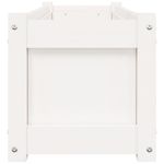 Casa si Gradina - Gradinarit si plante - Plante si ghivece - Ghivece si suporturi - Jardiniera de gradina, alb, 90x31x31 cm, lemn masiv de pin - Infinity.ro