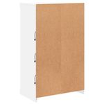 Casa si Gradina - Mobilier - Comode si corpuri - Comode - Servanta cu lumini LED, alb, 60,5x37x100 cm - Infinity.ro