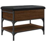 Casa si Gradina - Mobilier - Organizare si depozitare - Bancute - Banca de pantofi, stejar maro, 62x42x45 cm, lemn prelucrat - Infinity.ro