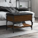 Casa si Gradina - Mobilier - Organizare si depozitare - Bancute - Banca de pantofi, stejar maro, 62x42x45 cm, lemn prelucrat - Infinity.ro