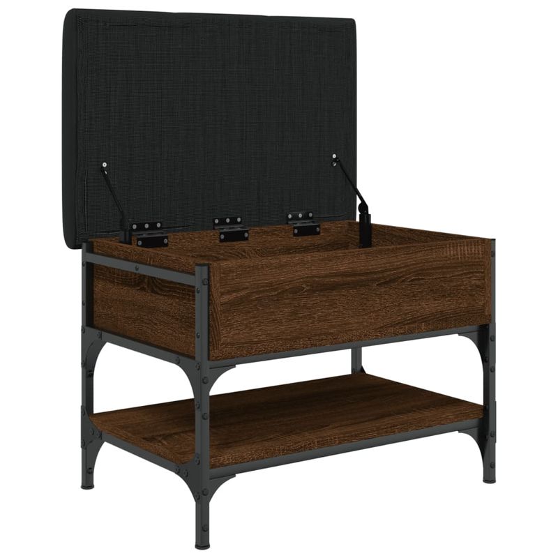 Casa si Gradina - Mobilier - Organizare si depozitare - Bancute - Banca de pantofi, stejar maro, 62x42x45 cm, lemn prelucrat - Infinity.ro