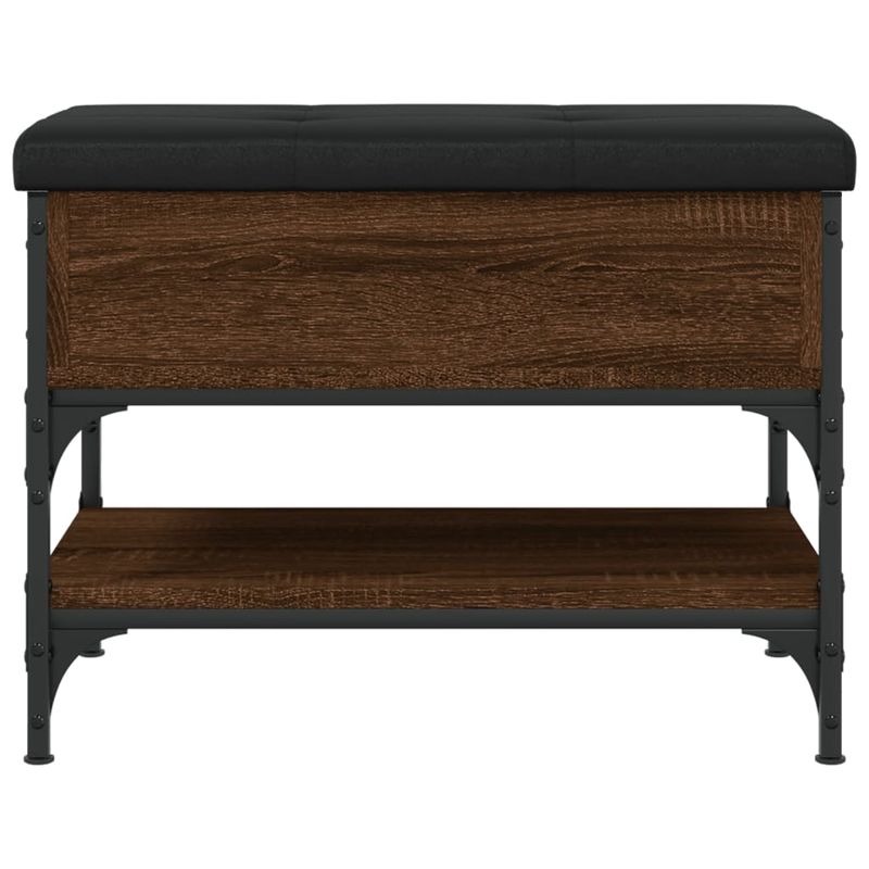 Casa si Gradina - Mobilier - Organizare si depozitare - Bancute - Banca de pantofi, stejar maro, 62x42x45 cm, lemn prelucrat - Infinity.ro