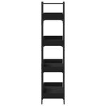 Casa si Gradina - Mobilier - Biblioteci si rafturi - Biblioteci - Biblioteca cu 4 niveluri, negru, 100x33x145,5 cm lemn prelucrat - Infinity.ro