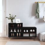 Casa si Gradina - Mobilier - Organizare si depozitare - Organizator incaltaminte - Pantofar, negru, 102x36x60 cm, lemn compozit - Infinity.ro