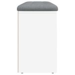 Casa si Gradina - Mobilier - Organizare si depozitare - Bancute - Banca de pantofi, alb, 102x32x50 cm, lemn prelucrat - Infinity.ro