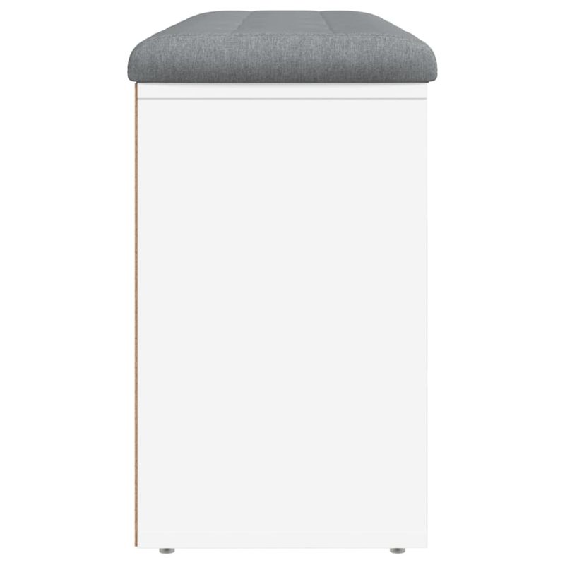 Casa si Gradina - Mobilier - Organizare si depozitare - Bancute - Banca de pantofi, alb, 102x32x50 cm, lemn prelucrat - Infinity.ro