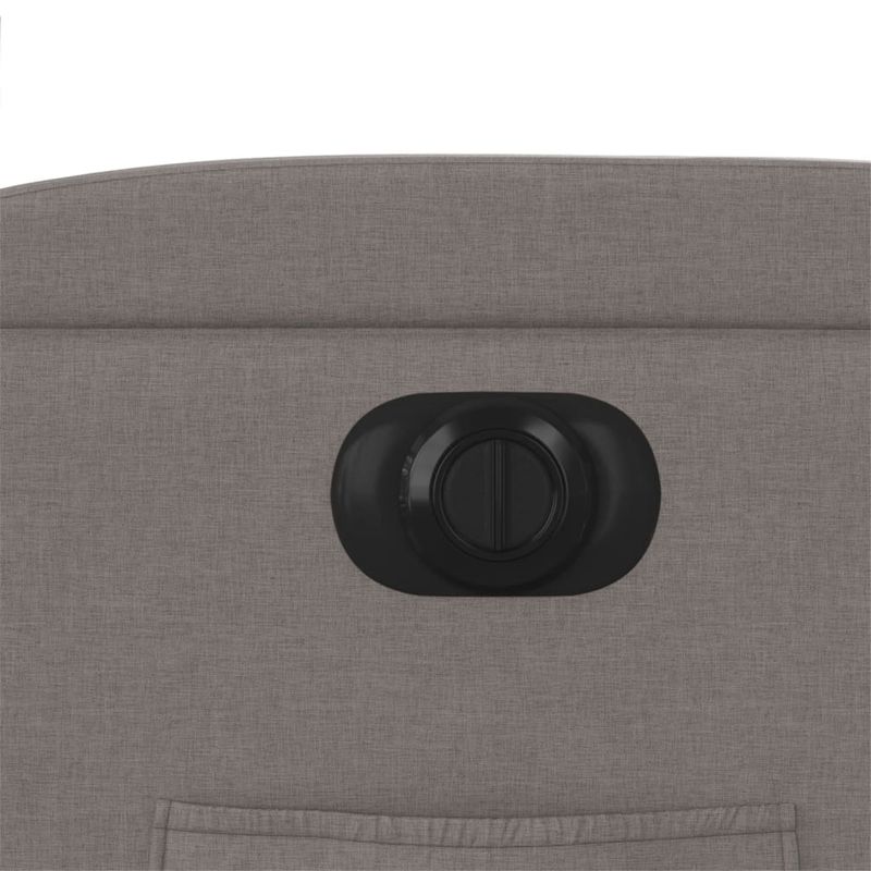 Casa si Gradina - Mobilier - Scaune si fotolii - Fotolii - Fotoliu electric rabatabil cu ridicare, gri taupe, textil - Infinity.ro