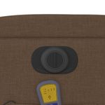 Ingrijire personala si Cosmetice - Sanatate si wellness - Articole wellness - Fotolii de masaj - Fotoliu electric de masaj rabatabil, maro, textil - Infinity.ro