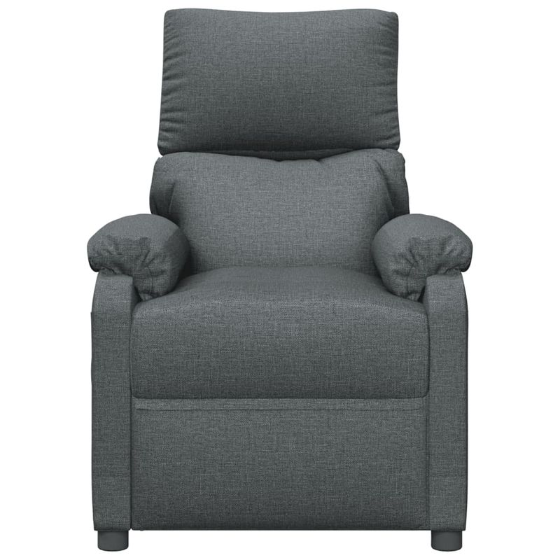 Casa si Gradina - Mobilier - Scaune si fotolii - Fotolii - Fotoliu rabatabil, gri inchis, material textil - Infinity.ro
