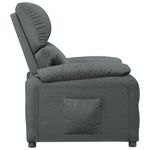 Casa si Gradina - Mobilier - Scaune si fotolii - Fotolii - Fotoliu rabatabil, gri inchis, material textil - Infinity.ro