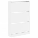 Casa si Gradina - Mobilier - Organizare si depozitare - Organizator incaltaminte - Pantofar, alb, 80x21x125,5 cm, lemn compozit - Infinity.ro