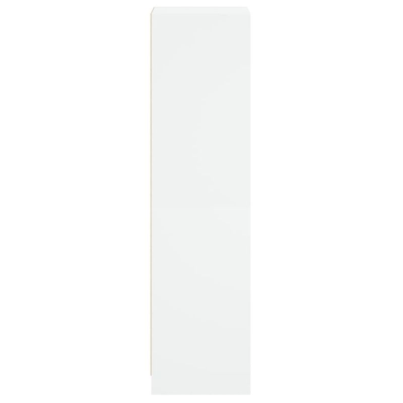 Casa si Gradina - Mobilier - Comode si corpuri - Corpuri bucatarie - Dulap inalt cu usa din sticla, alb, 35x37x142 cm - Infinity.ro