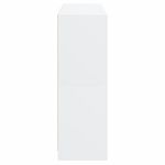 Casa si Gradina - Mobilier - Biblioteci si rafturi - Biblioteci - Biblioteca cu usi, alb, 136x37x109 cm, lemn prelucrat - Infinity.ro