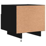 Casa si Gradina - Mobilier - Comode si corpuri - Noptiere - Noptiere cu lumini LED, 2 buc., negru, 40x39x37 cm - Infinity.ro