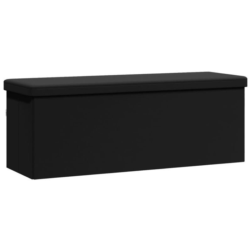 Casa si Gradina - Mobilier - Canapele si coltare - Banchete - Banca de depozitare, negru, PVC - Infinity.ro