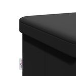 Casa si Gradina - Mobilier - Canapele si coltare - Banchete - Banca de depozitare, negru, PVC - Infinity.ro