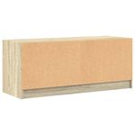 Casa si Gradina - Mobilier - Comode si corpuri - Comode - Comoda TV cu usi din sticla, stejar sonoma, 102x37x42 cm - Infinity.ro