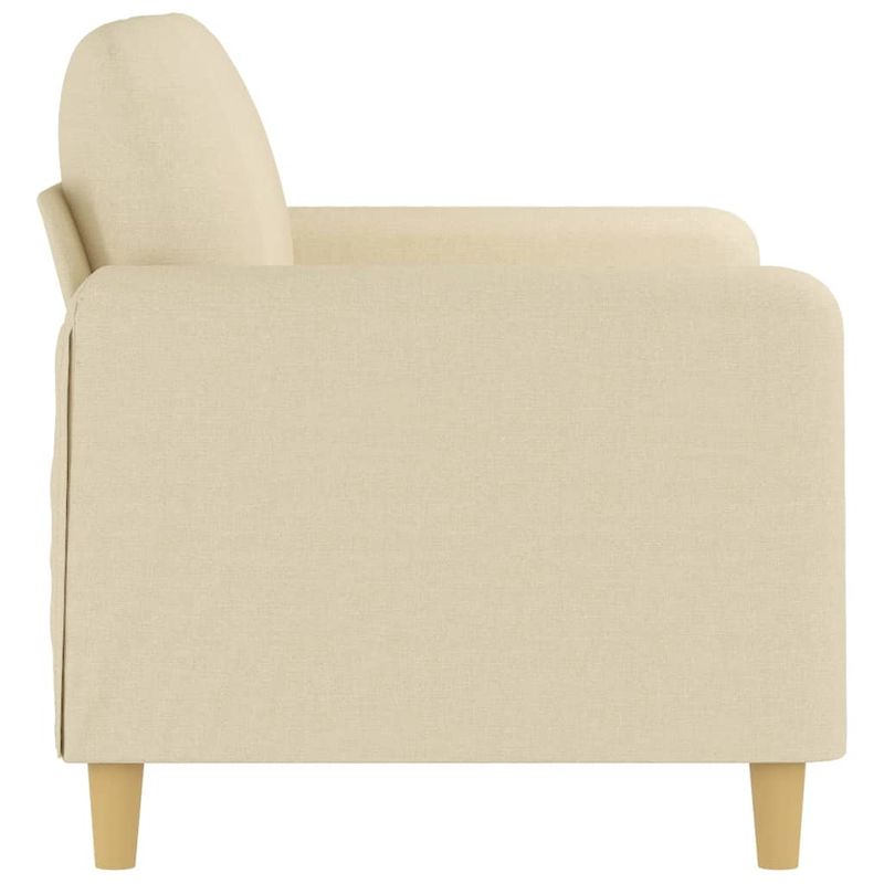 Casa si Gradina - Mobilier - Canapele si coltare - Canapele - Canapea cu 2 locuri, crem, 120 cm, material textil - Infinity.ro